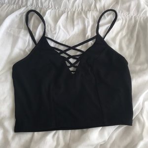Black Crop Top